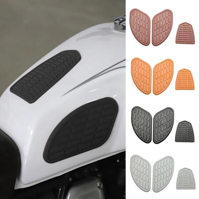Universal Motorrad Cafe Racer Kraftstoff Tank Pad Seite Gas Tank Aufkleber Knie Grip Protector Vintage Seitenwände Für Honda Yamaha