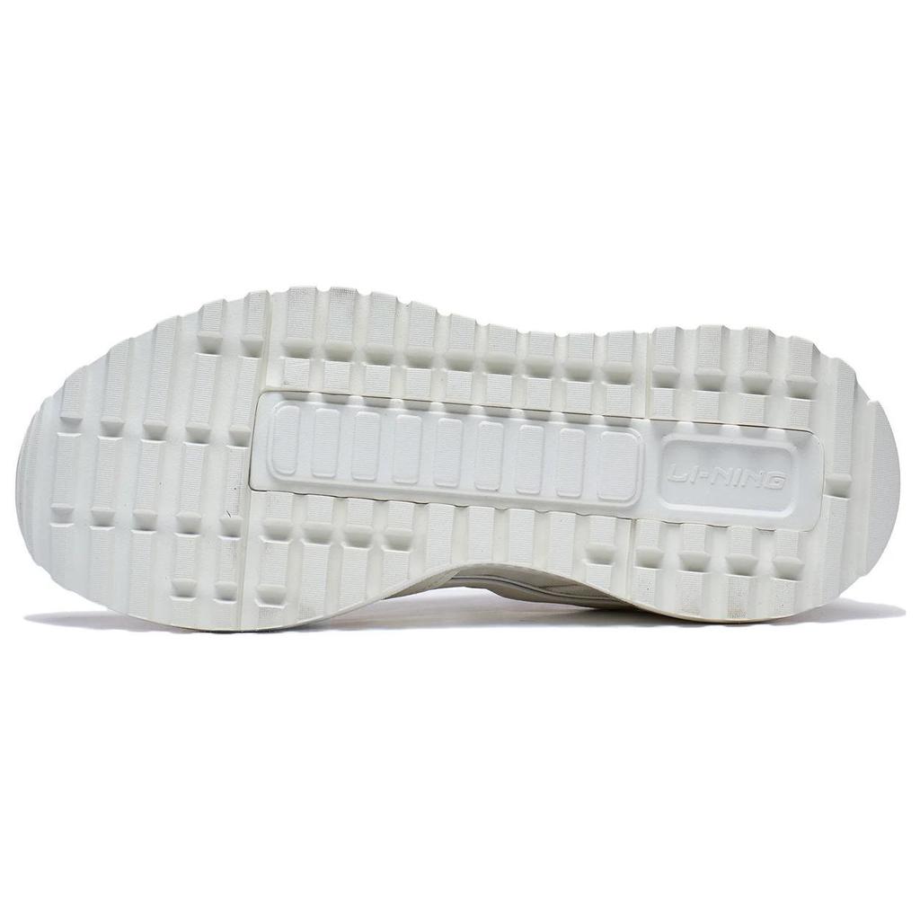Li Ning Cheng Feng 2.0 Fabric Synthetic Leather Non-Slip Wear-Resistant Low-Top Sports Casual Shoes Women Sneakers White Gray Purple AGCT156-3