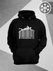 Hoodie Swimming Swimmer Qr Code Barcode Sports Logo