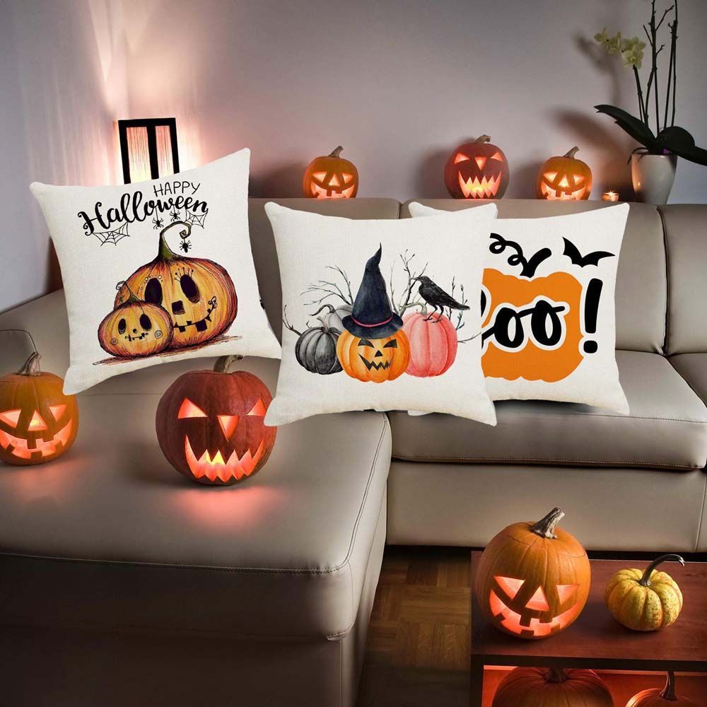 Pillowcase Home Decor Ornaments Halloween Decoration Pillow Case Throw Pillow Cover Cushion Cover
