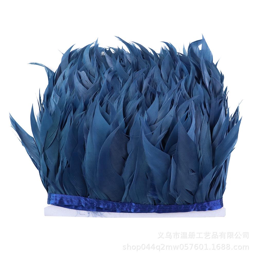 Goose Feather Tear Piece Clothing Accessories Material Color Goose Feather Skirt Cloth Belt DIY Stage Performance