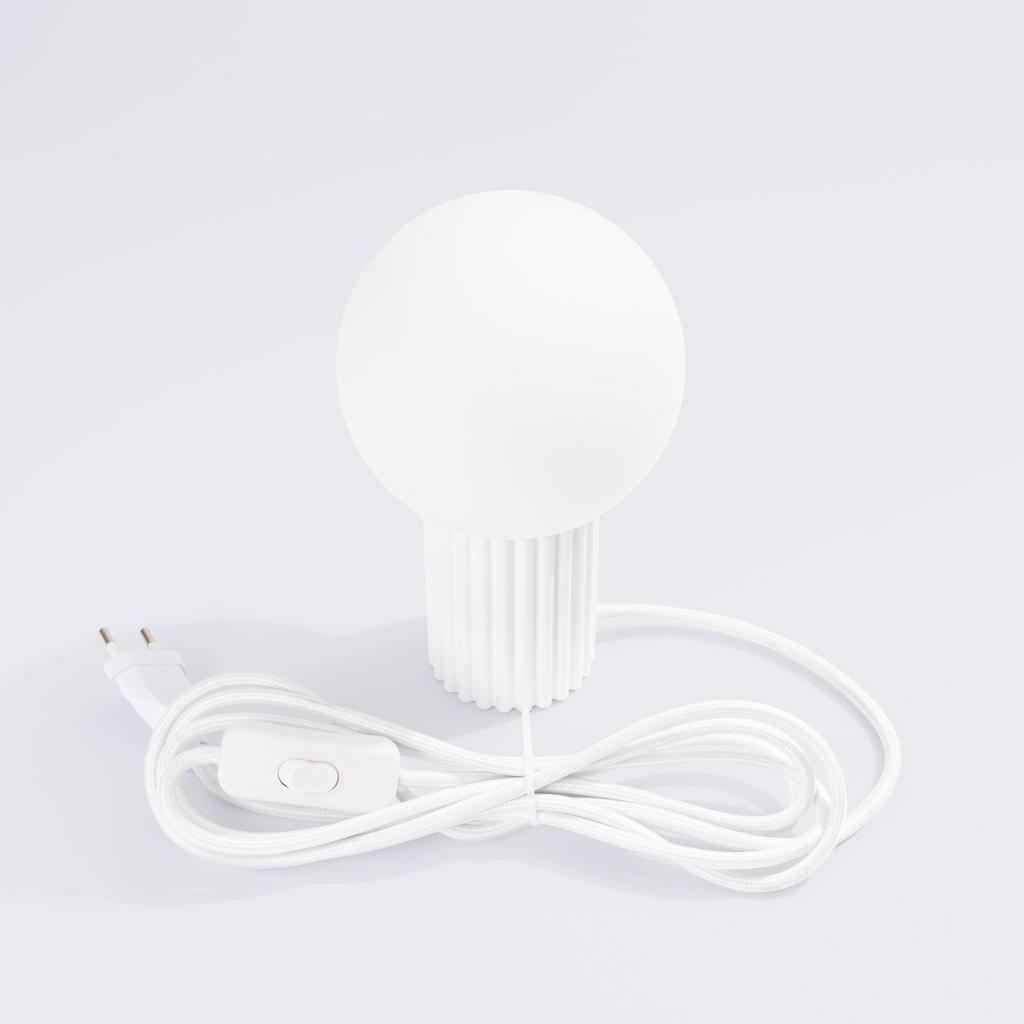 Halo desk lamp white