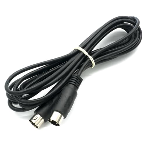 Audiophile MIDI Cord, Round 5-Pin DIN Male to Male, AFMC Black, 3m, 1 Piece