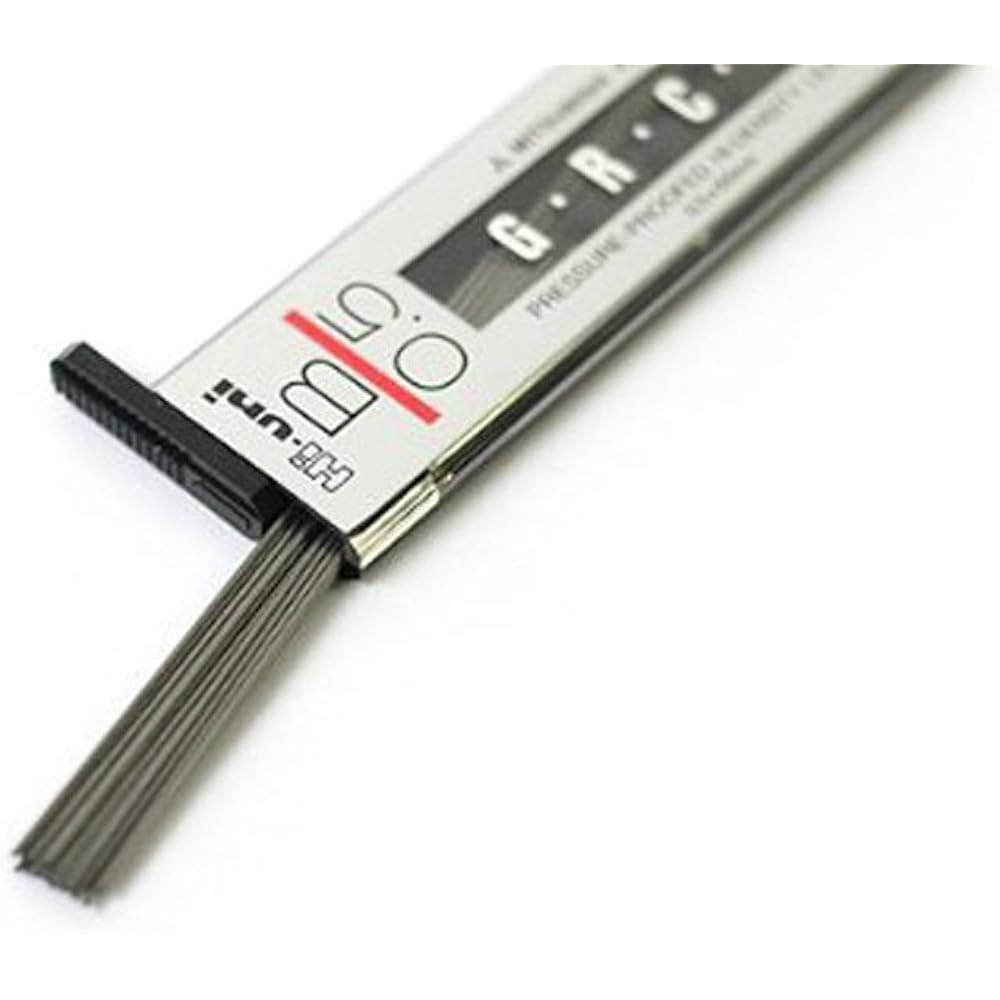 Mitsubishi Pencil Sharp Refills Hi Uni 0.5mm B HU05300B Pack of 10