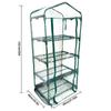 2/3/4/5 Tier Small Greenhouse Outdoor Garden Plant Grow Green House PVC Cover Outdoor Grow Tent (no Iron Shelf) Garden Supplies