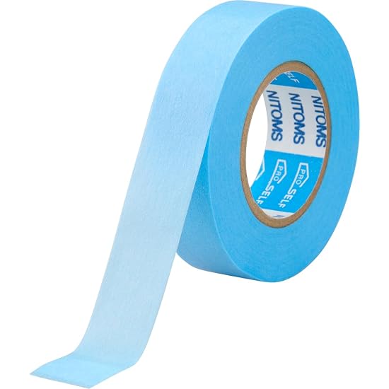 Nitoms PROSELF Masking Tape for Glass Sealing PT-6, Width 15mm x Length 18m, 2-Pack, Made in Japan,