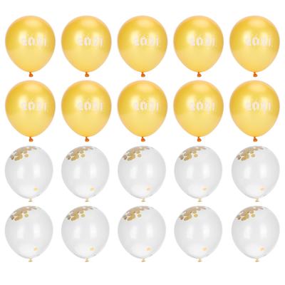 Sequin Balloon Set Home Decorative Balloon Accessory for Graduation 2021 New Year Party