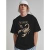 European Sizes Men's Scorpio Zodiac Graphic T-Shirt - Summer Casual Short Sleeve Round Neck with Scorpion & Astrological Print, Breathable Soft