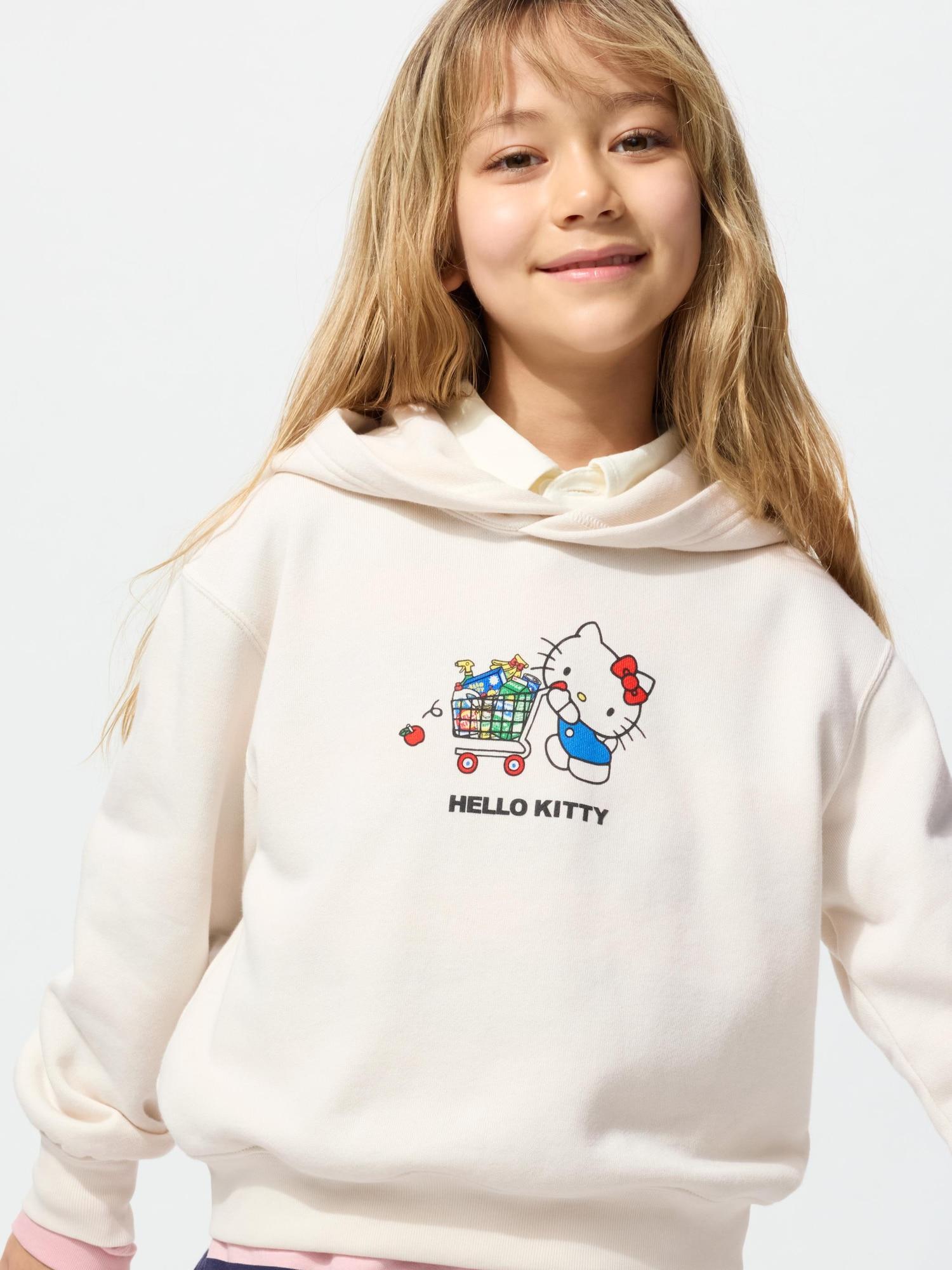 

Uniqlo Толстовка с капюшоном SAnrio для девочек A 01 OFF WHITE/KIDS 160