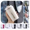 Large Capacity Stainless Steel Vacuum Insulated Coffee Cup Creative Minimalist Car Water Mug