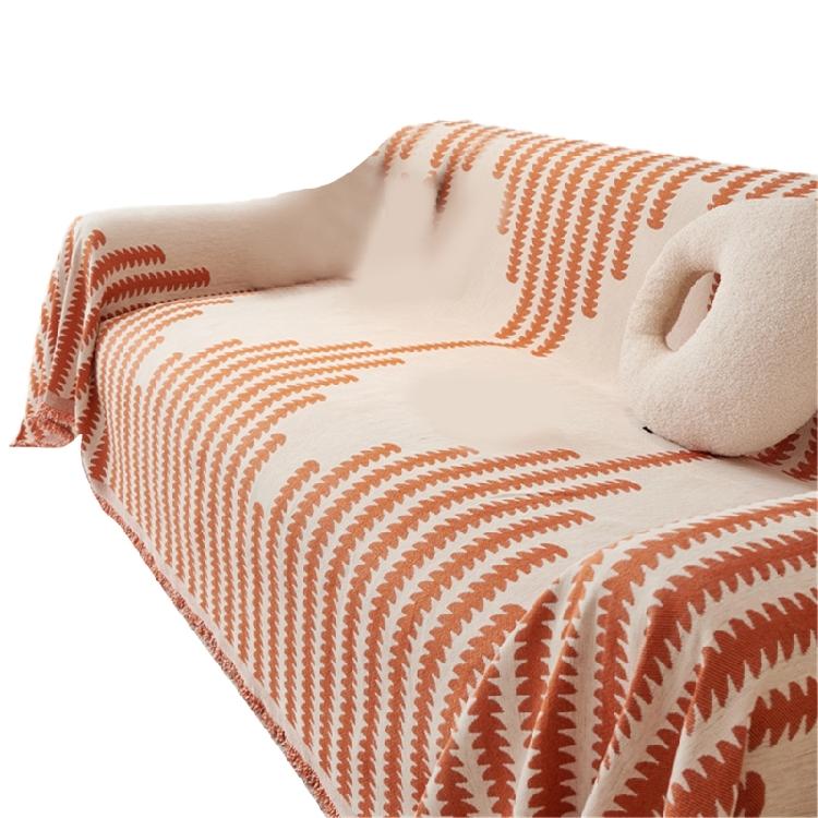 

Four Season Chenille Sofa Cover Pet Kid Mat Sofa Towel Anti-slip Couch Protector помаранчевий