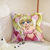 Anime pPichi pPichi Cushion Cover Pillow Case Plush Fabric Soft Double Sided Print Sofa Cushion Cover Throw Pillow Covers