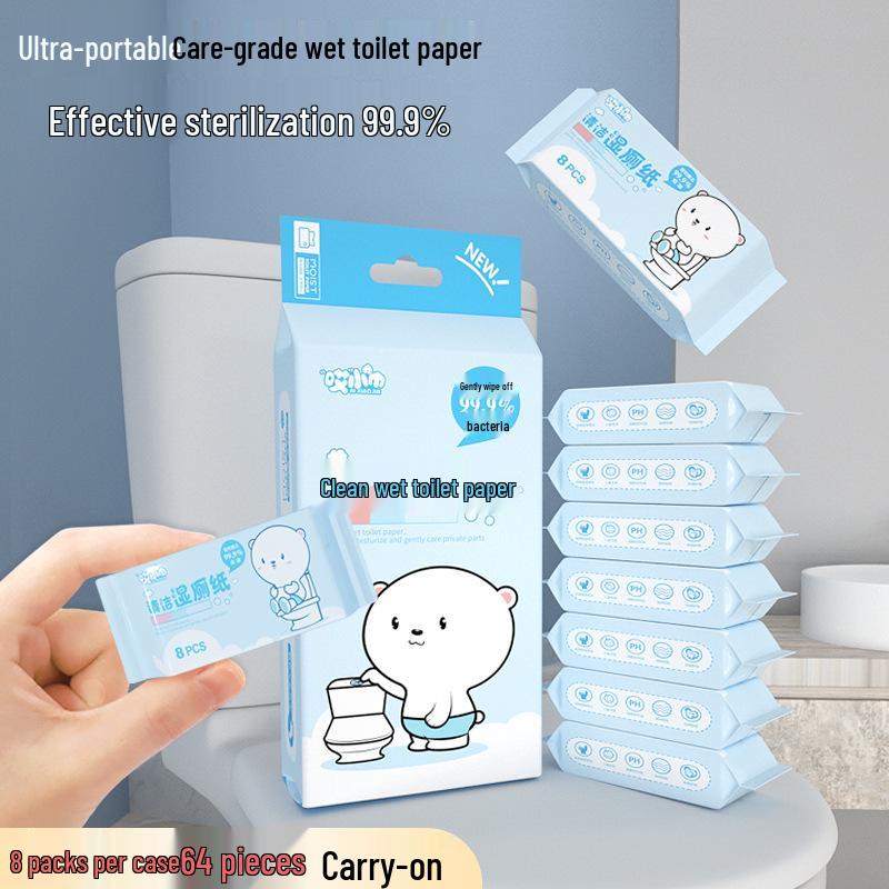 80 kusů vlhčených ubrousků: Jemné čištění pro miminko, ruce a osobní péči