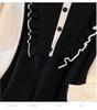 Plus Size Women's Long Lapel Sweater Dress - Bust 150/160 - Sizes 200/350 Jin - Style 8060
