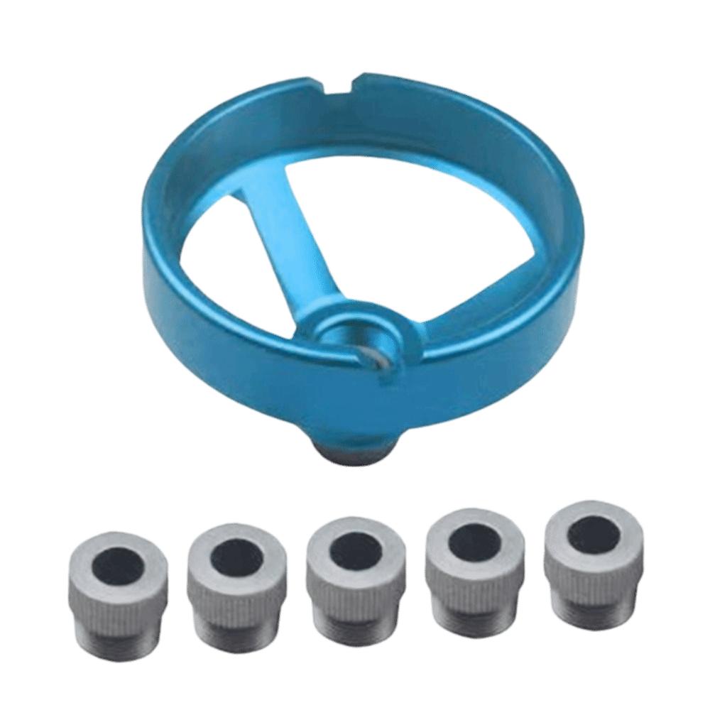 4-8mm Hole Puncher Locator Jig Single Hole Positioning Centering Drill Guide Woodworking Tools