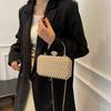 Paillette Evening Bag Fashion French Vintage Chain Shoulder bag Banquet Clutch Wedding Party Crossbody Bags Female Daily Purse