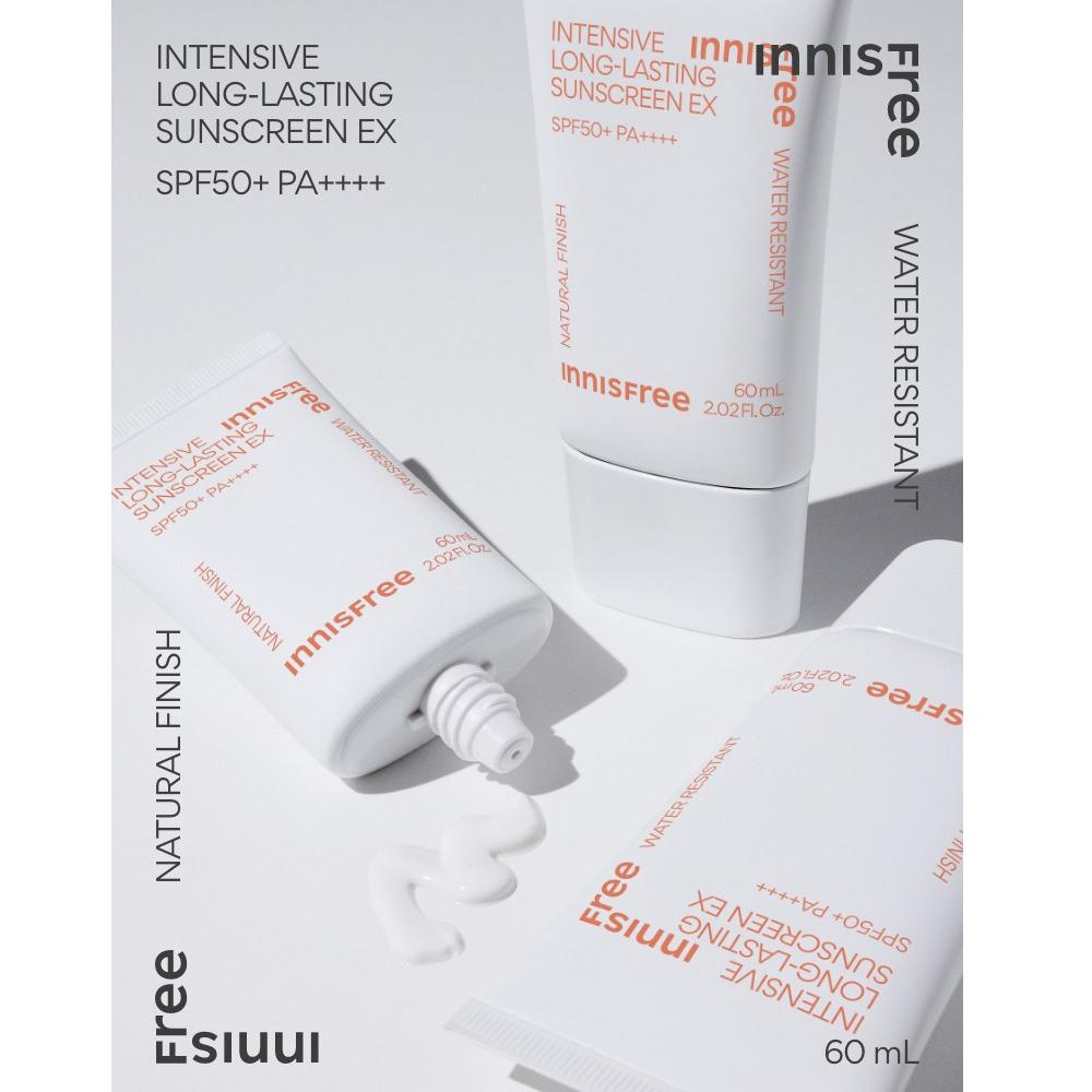 Innisfree Intensiv langvarig solkrem EX SPF50+ PA++++ 60ml