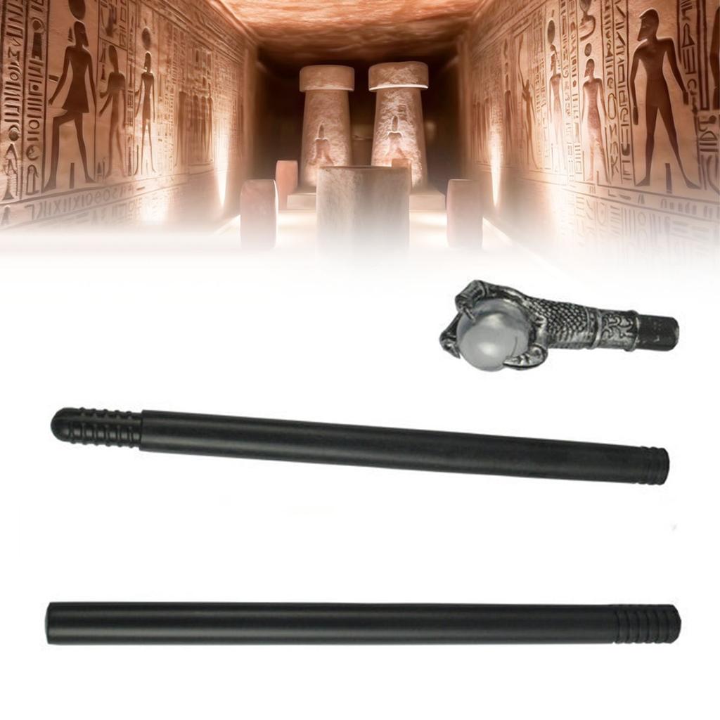 Accessorio Faraone Mistico Scettro Bastone Stile Egizio Antico Accessorio Costume Oggetto di Scena per