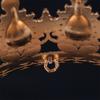 2024 New Baroque Round Wedding Crown Bridal Pageant Rhinestone Crystal Tiaras Crown Molding Headpieces For Queens And King
