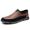 Summer Single Shoes Casual Leather Shoes Men's Feet and One Pedal Large Size Men's Shoes Daily 2025