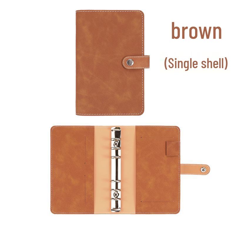 Leather Zippered Cash Budget Planner Notebook