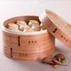 Wooden Cedar Bamboo Steamer Basket Handle 5-6L Capacity Gas Induction Ready for Dumpling Baby Bao Dim Sum Rice Potsticker