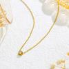 Punk Fashion Tiny CZ Circle Round Pendant For Women Gold Color Stainless Steel Choker Chain Necklace Female Jewelry Gift 2025