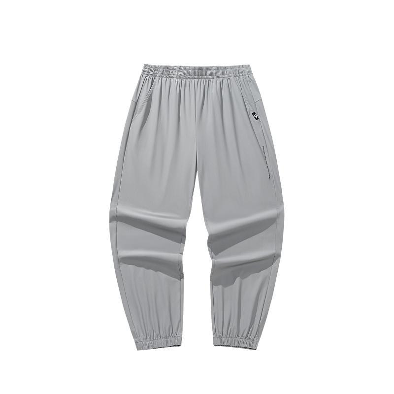 Anta Mens Training Nine-Point Pants Summer 2026 Knitted Sports Pants Men bottoms Night-Blue-Gray 952628303-1