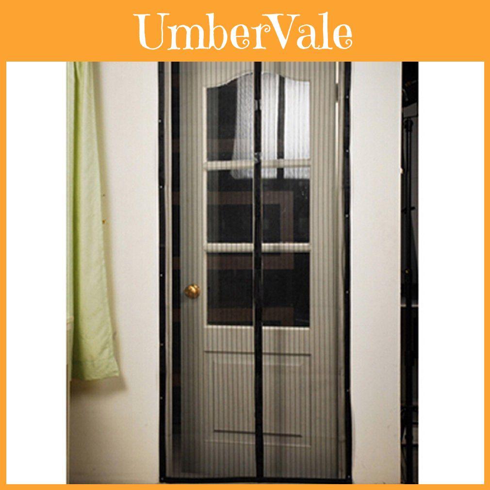 Premium Quality Magic Mesh Net Screen Door With Magnetic Closure For Bug-free Living