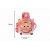 Kawaii Bear Water Bottle BPA Free For Kids 1000ml Plastic Cute Bubbule Tea Milk Portable School Drinking Bottles With Straw Gift