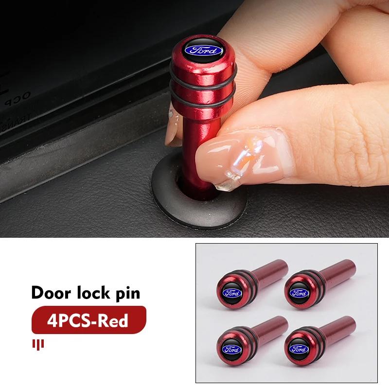 

Car Sticker Ford Car Universal Door Lock Knob Pull Pins Auto Security For Ford Escort KA Flex Everest KA Expedition Falcon Fusio