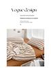 Korean Minimalist Striped Cotton Bedding Set: Duvet & Fitted Sheets for 1.8 Bed
