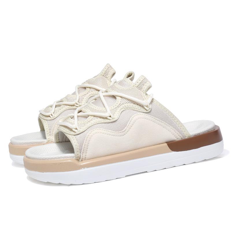 

Slippers men s summer out sports trend sandals new trend men s non-slip outdoor leisure one-word drag men 46