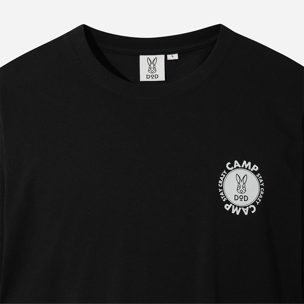 DOD Camp Short Sleeve T-Shirt (Black)