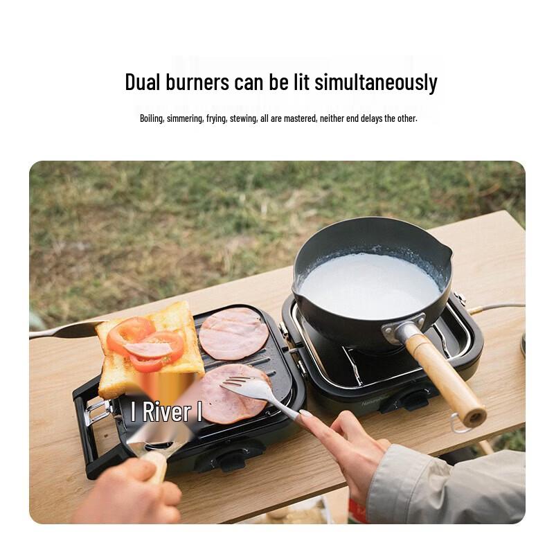 Naturehike Phantom Dual-Burner Folding Gas Stove
