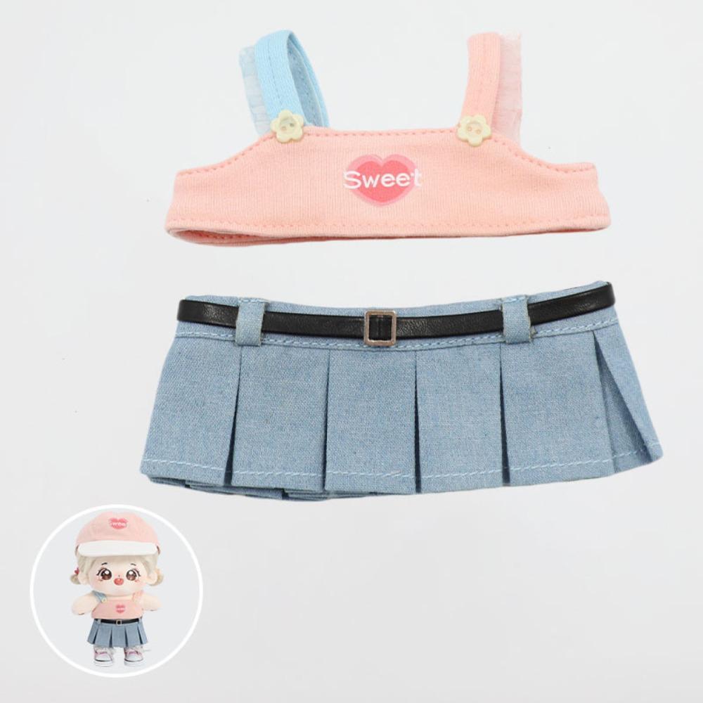Colorful Hat 20cm Cotton Doll's Clothes Cotton Doll Lolita Outfit Dress  Cotton Doll Accessories