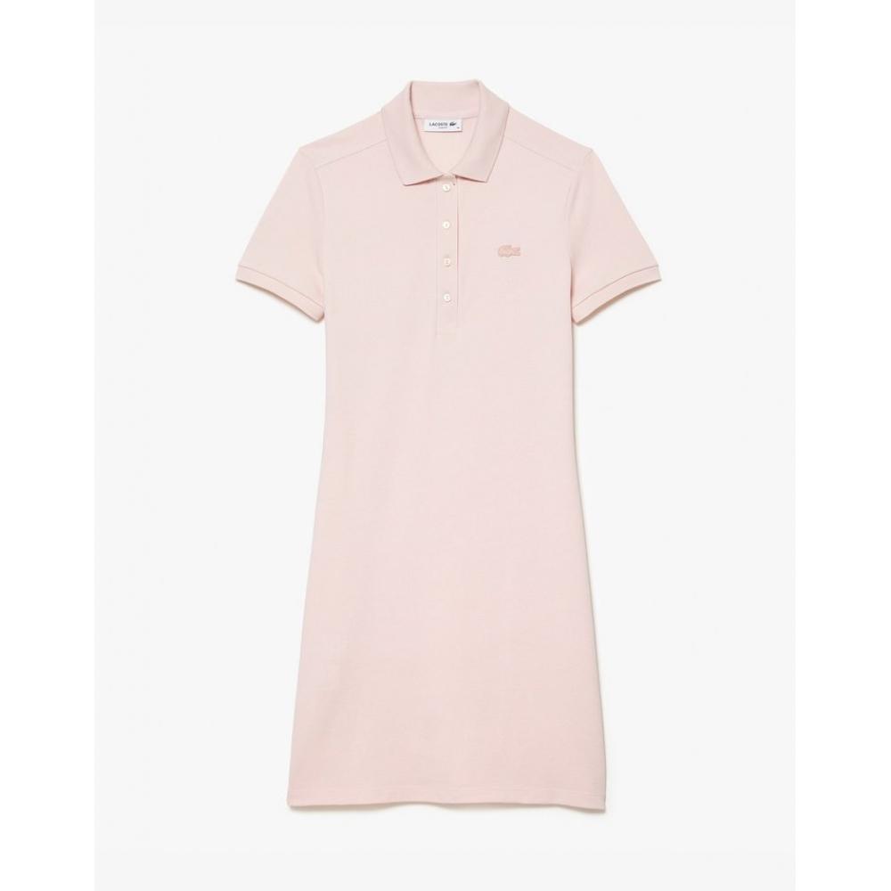 

LacoSte Женское облегающее мини-платье-поло из пике Ef5473 54 г Ady 038