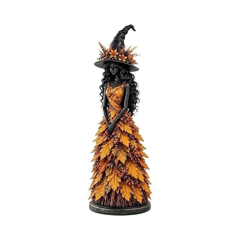 Halloween Enchanted Autumn Witch Figurine