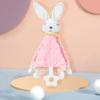 Silicone Teether Newborn Saliva Towel Comforter Soothing Doll Towel  Gift