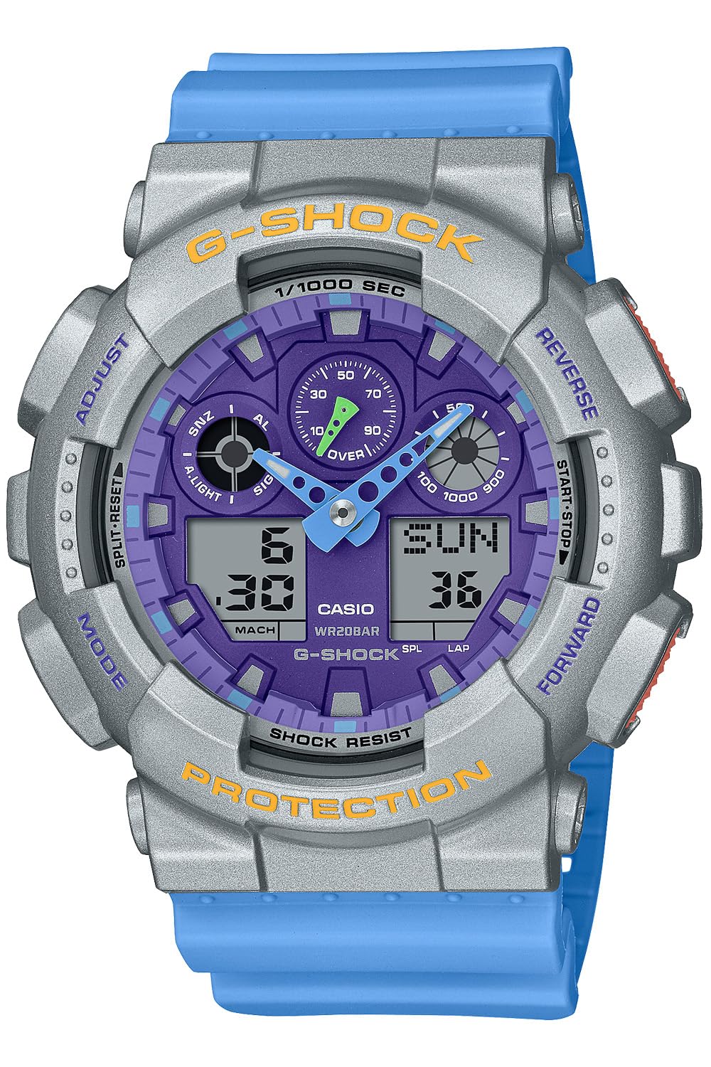 Casio G-SHOCK GA-100EU-8A2JF Blue Wristwatch