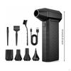 Electric Dust Blower Rechargeable Handheld Cordless Duster with Nozzles for