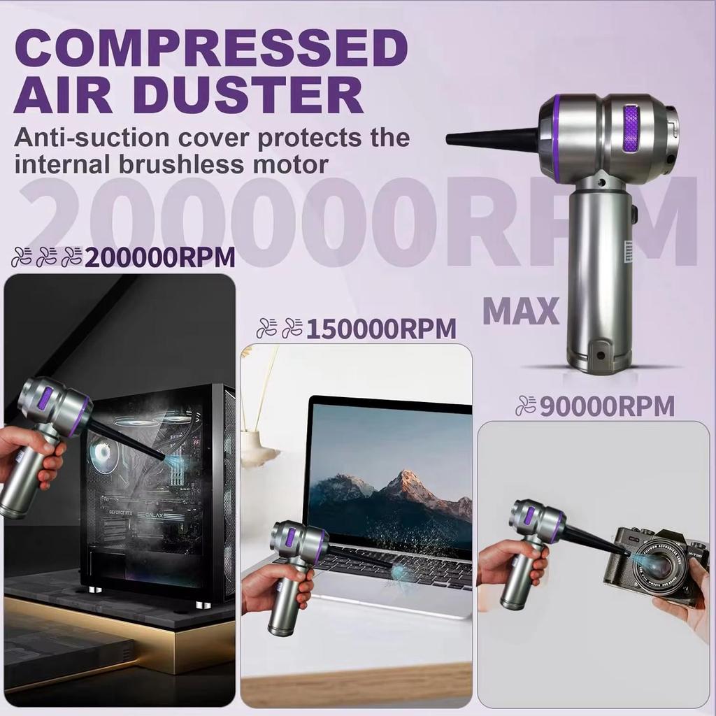 2026 New Powerful Car Vacuum Handheld Brushless Motor Auto Parts 6000mAh Large Capacity Battery Powerful Cordless Vacuum Cleaner Home Appliances