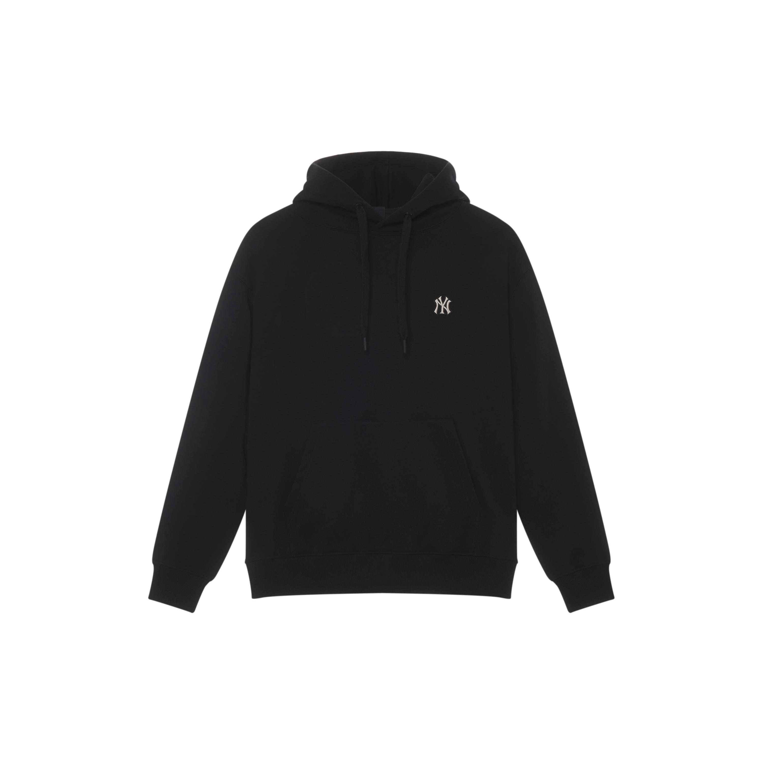 MLB New York Yankees Basic Collection 24FW Pullover Hoodie Unisex Black 3AHDB0144-50BKS XS