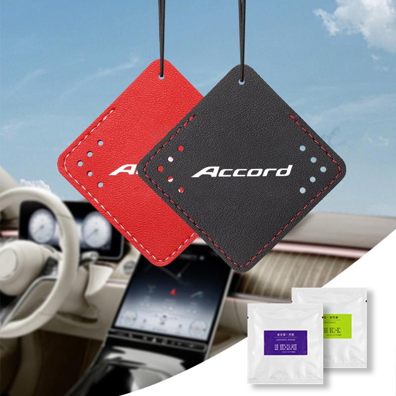 For Honda Civic Accord Fit Jazz Pilot CRV Odyssey Passport City Car Emblems Aromatherapy Pendant Lasting Freshness Air Freshener LK6