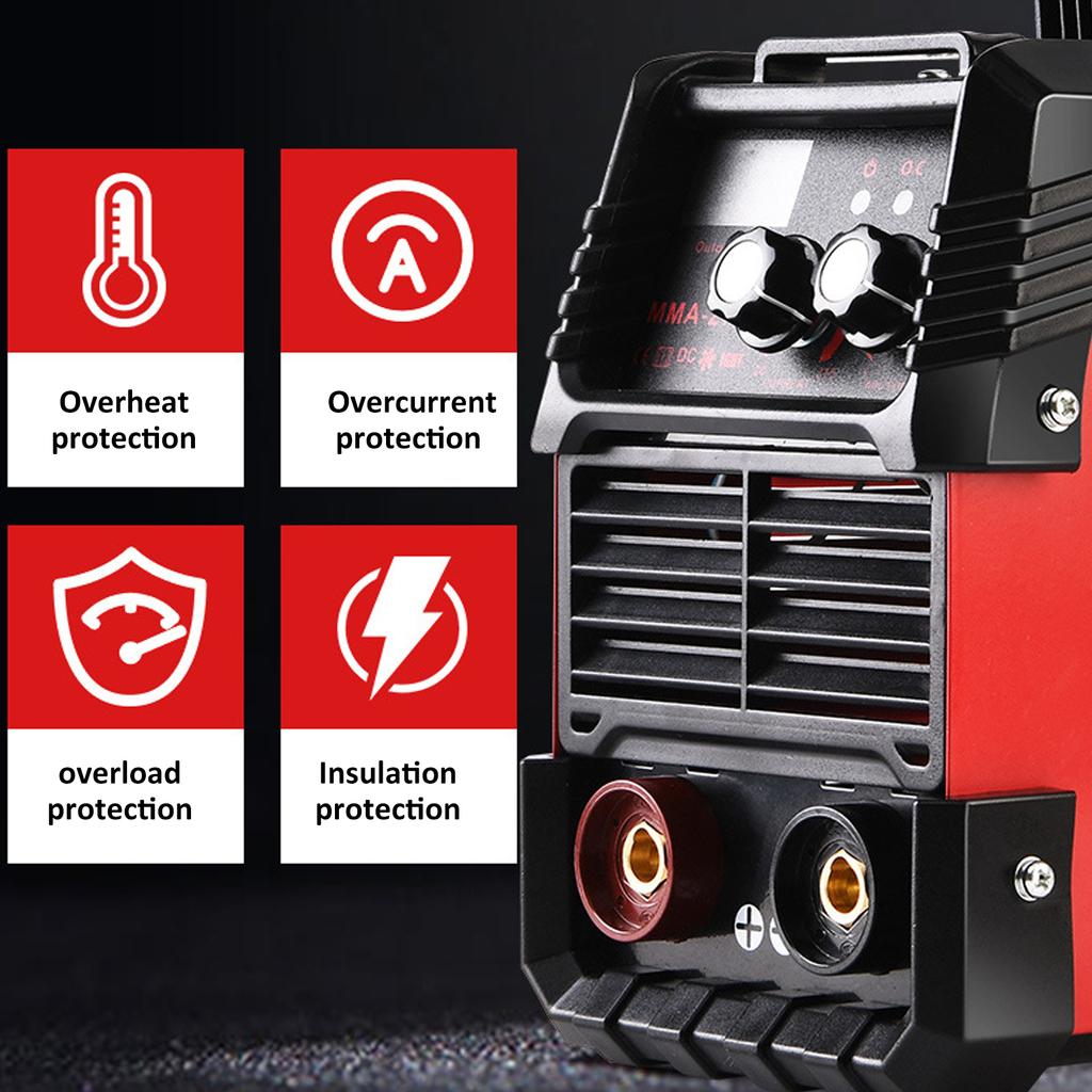 Welding Machine 110-220V Copper Portable Inverter Welder Digital Display Dual Volts 5300W Welding Machine