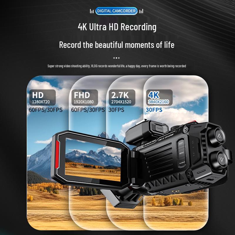 Temu 4K Ultra HD WiFi Camera: Stylish Digital Camera for High-Definition Photos and Videos