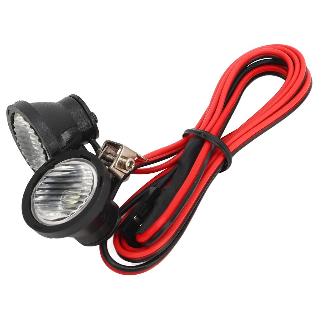 2LED RC Car Universal Headlights RC LED Roof Headlamps for 110 RC Model Crawler Cars