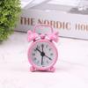 Classic Bell Mini Alarm Clock Quartz Movement Bedside Night Analog Clock