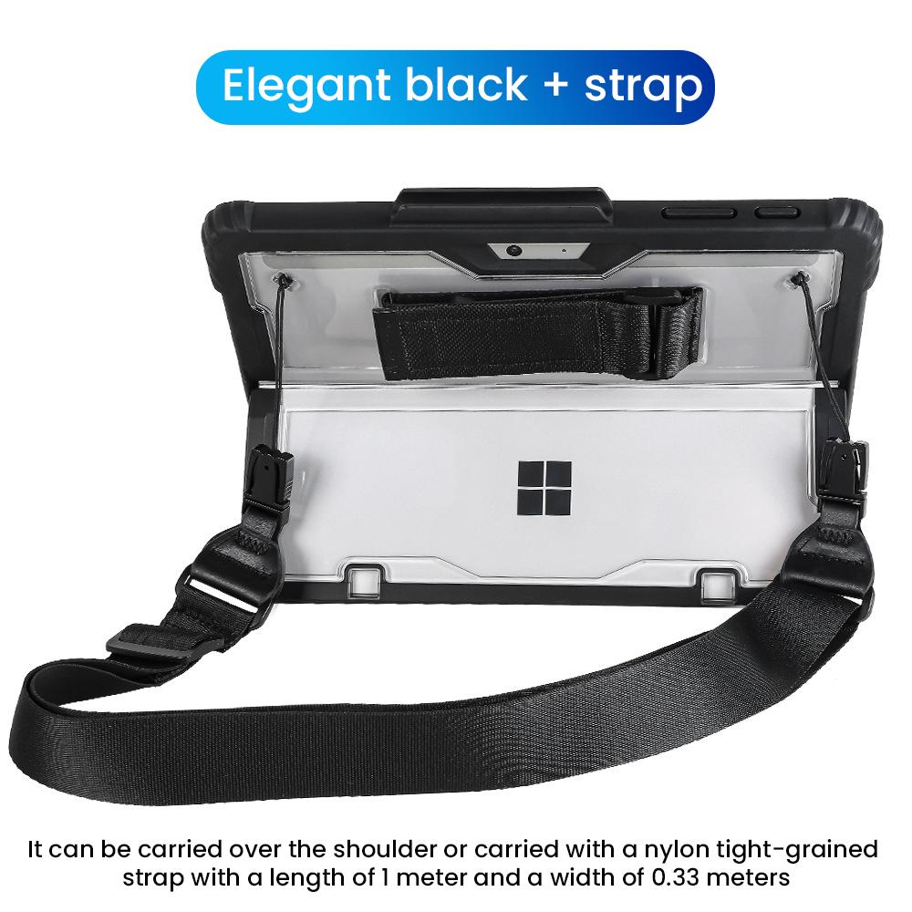 All-in-One Protective Case Rugged Cover Case with Magnetic Pen Holder For Microsoft Surface Pro 9 8 7 6 5 4 Surface GO 1 2 3