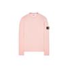 Solid Color Logo Patch Round Neck Pullover Sweatshirt Men Sweatshirt 7815532B9-V0083